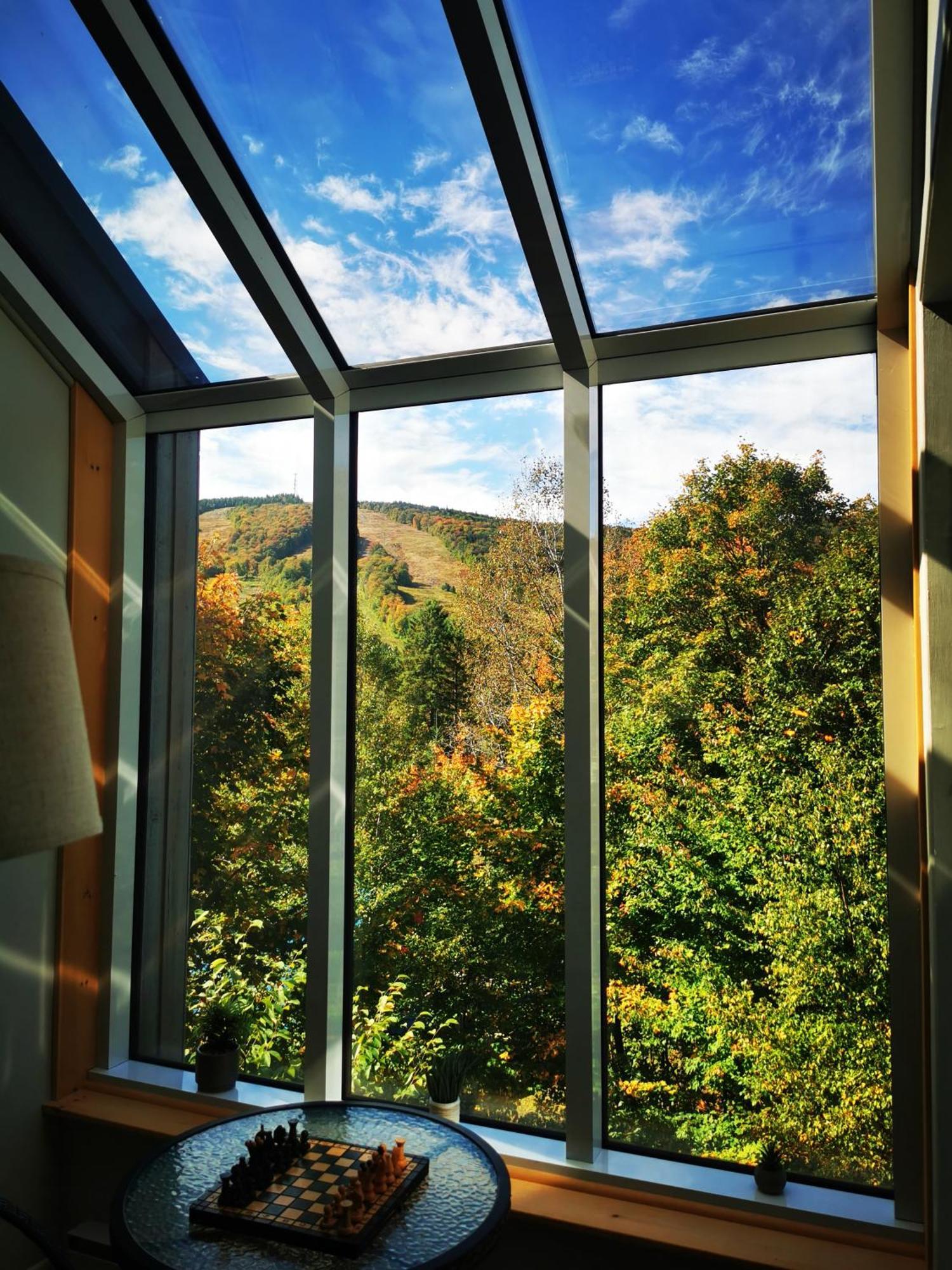 Condo Sur 2 Niveaux Avec Magnifique Vue Sur La Montagne Stoneham Buitenkant foto